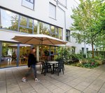 Die Terrasse des Haus Hasenbergs.