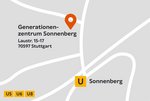 Laustraße 15-17 | 70597 Stuttgart Eine grafische Anfahrtskarte