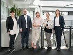 Ein Gruppenbild der Geschäftsleitung mit Claudia Rehm, Marc Bischoff, Susan Boll Simmler, Signe von Weyhe, Ina Friedmann