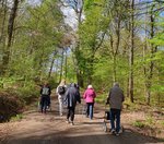 Gäste der Tagespflege beim Spaziergang