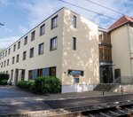 „Außenansicht des Gebäudes des Filderhofes.